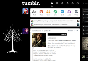 Tumblr dashboard: Tree of Gondor