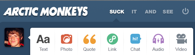 No Missing e: Arctic Monkeys SIAS Tumblr Dashboard