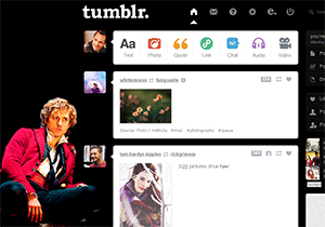 Tumblr dashboard: Enjolras