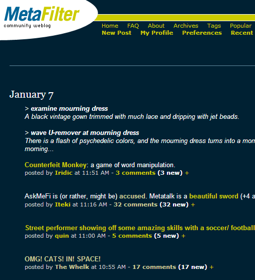 Hide MetaFilter Headlines
