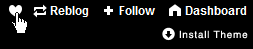 Tumblr blogs - Hide follow, reblog, like, etc