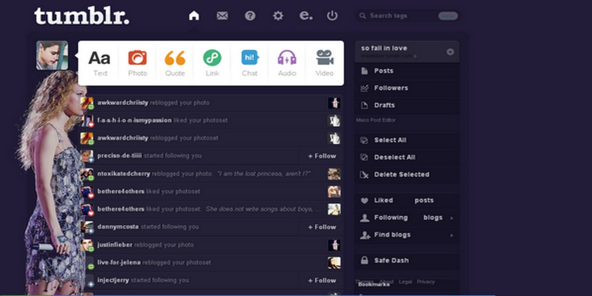 01* taylor swift dashboard tumblr