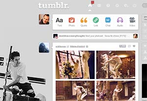 Tumblr dashboard: Adam Chanler-Berat