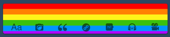 Dynamic Pride Flag Post Icon Banner