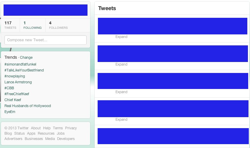Twitter Empty Timeline Box Remover