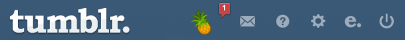pineapple dashboard icon. (tumblr)