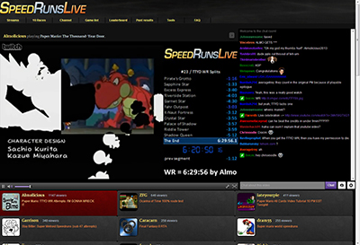 SpeedRunsLive Responsive