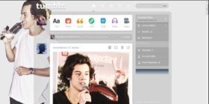 Harry Styles Dash Tumblr theme