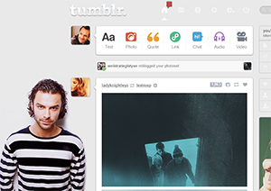 Tumblr dashboard: Aidan Turner #1