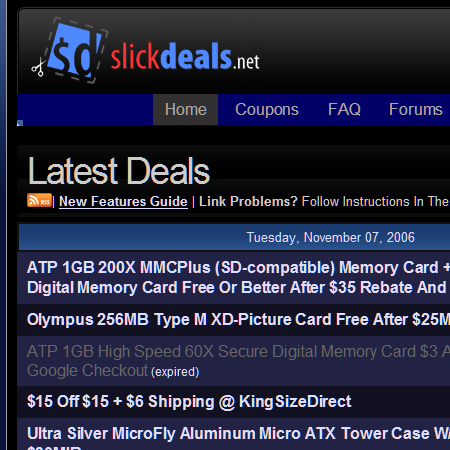 Dark slickdeals.net
