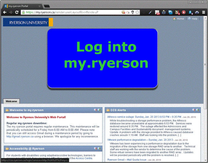 Ryerson my.ryerson giant login link