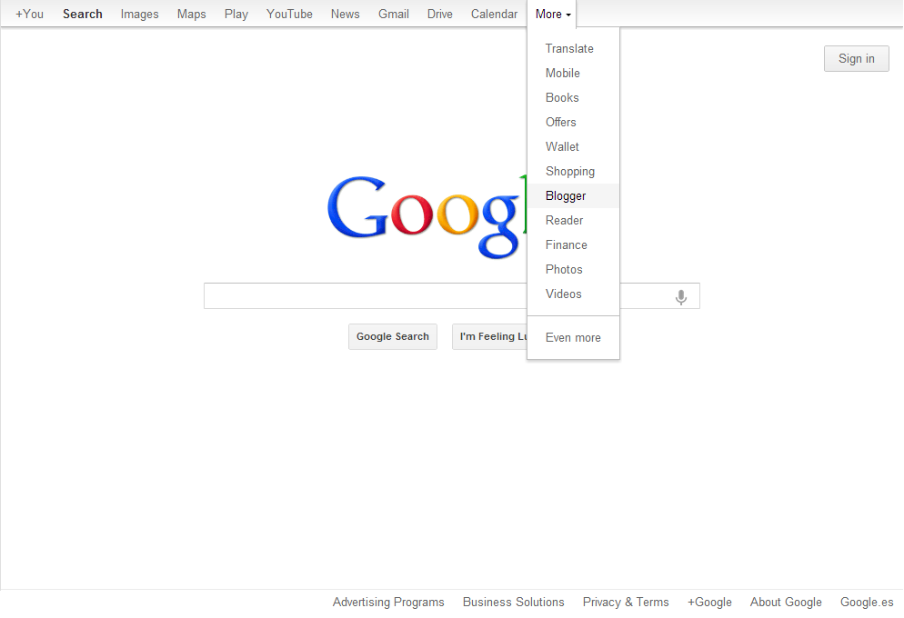 Google - Classy Top Bar (Brilliant Grey)
