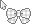 Pale Gray Plaid Bowtie (tumblr cursor)