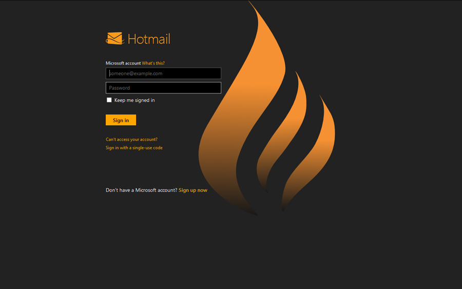 Hotmail - OrangeFlame
