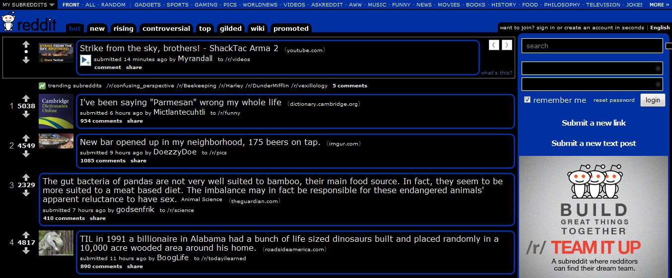 reddit - darkblue