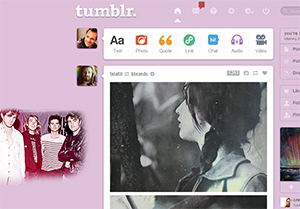Tumblr dashboard: The Vaccines