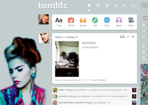 Tumblr dashboard for isola-free
