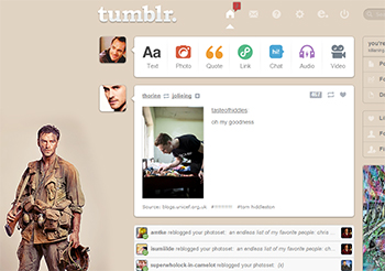 Tumblr dashboard: Aidan Turner #3