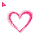 Hot-Pink Lipstick Heart ? (tumblr cursor)