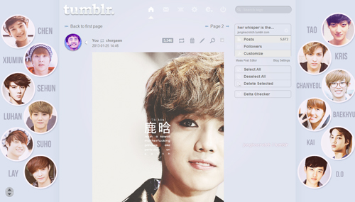 EXO OT12 [with names] | jonginscrotch.tumblr