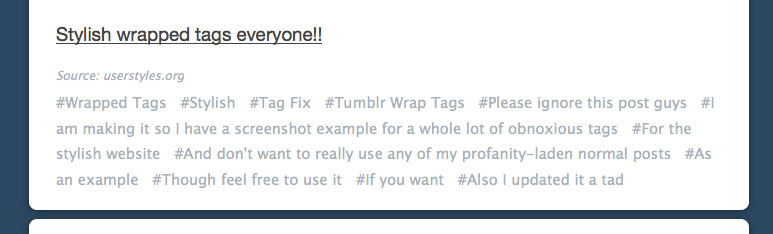 Tumblr Wrapped Tags + Small Italic Sources