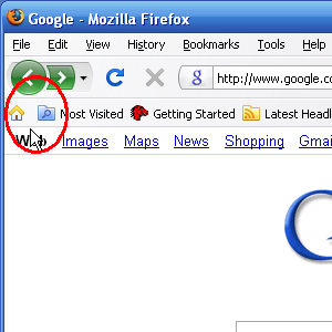 Hide Home-button text on the Bookmarks Toolbar