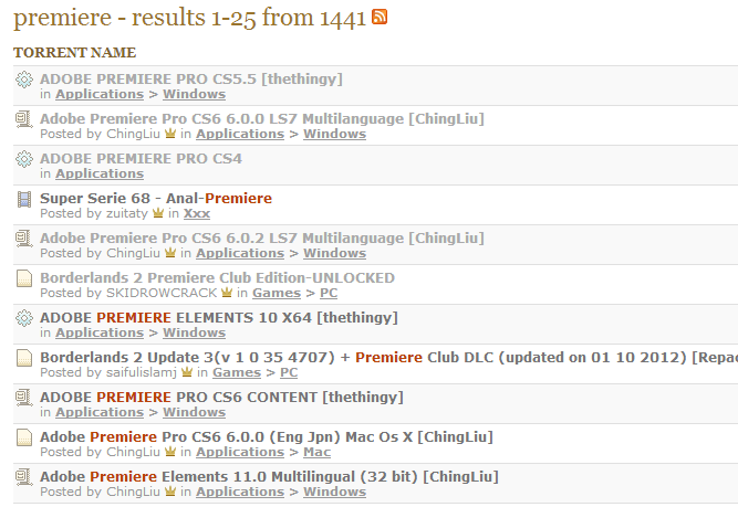 KickAssTorrents Visited Torrent Marks