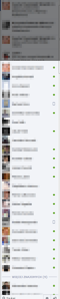 Facebook small chat sidebar fix