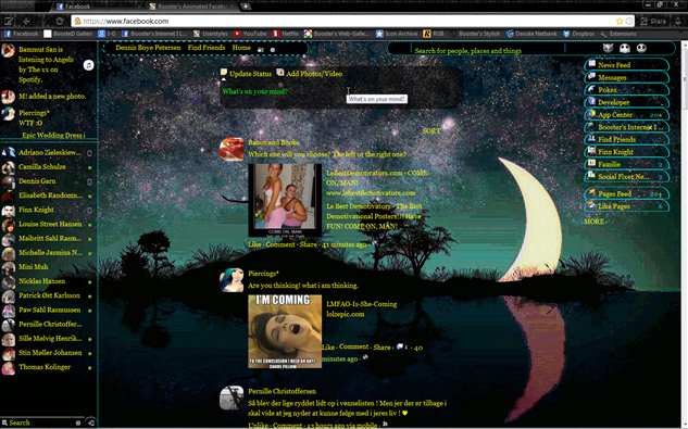 Booster's Animated Facebook Surroundings v1.0
