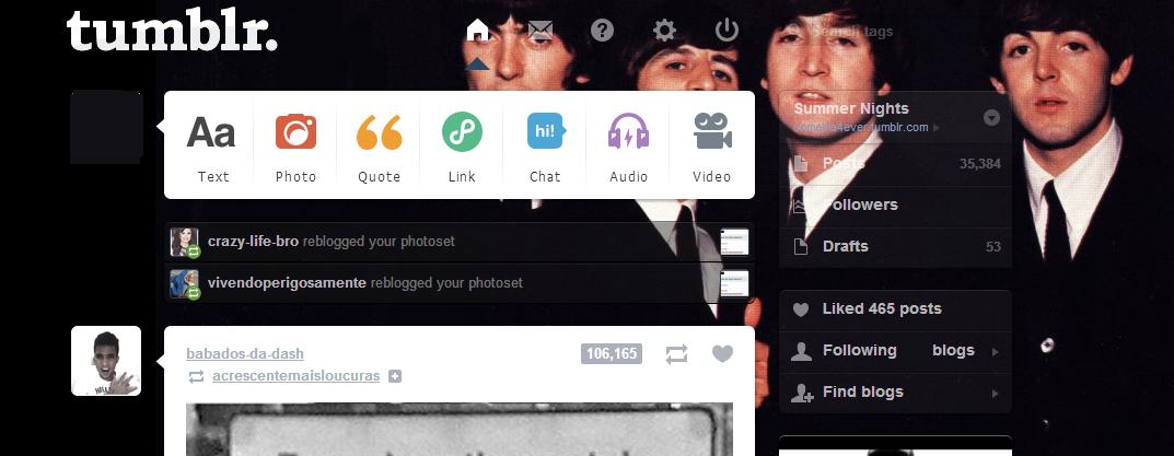 The Beatles Theme dashb