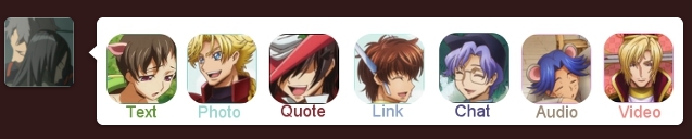 Nunnally in Wonderland dash icons (male version)