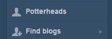 Potterheads Following Button