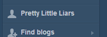 Pretty Little Liars Following Button