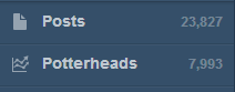 Potterheads Followers Button