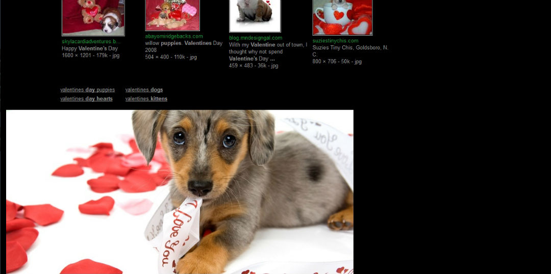 Google Images Basic Dark Background