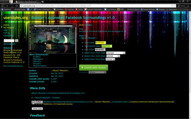 Booster's 1St. Userstyles Theme v1.0