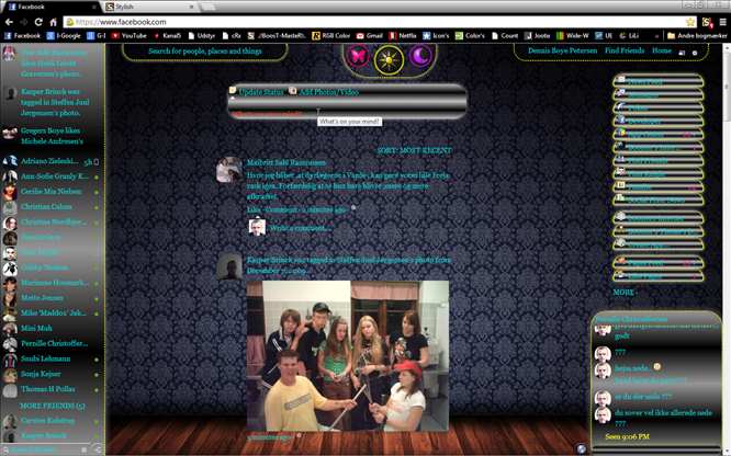 Booster's Facebook Room Of Royal Blue v1.0