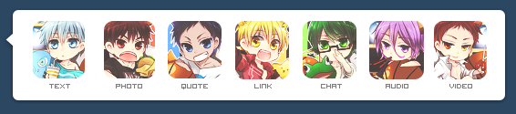 Tumblr Dash Icons: Kuroko no Basket