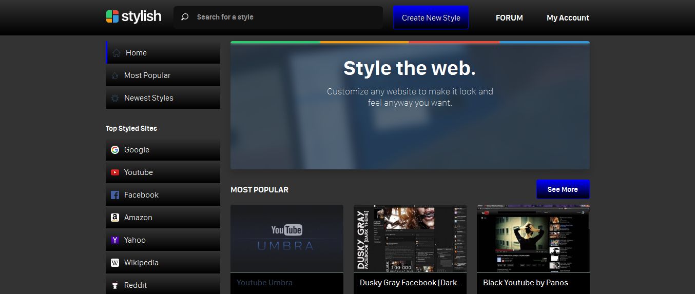 Userstyles.org - CompleteDark