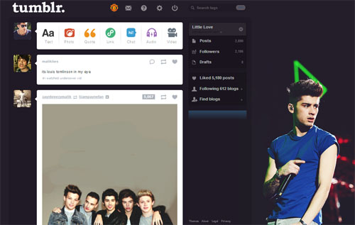 Zayn Malik dashboard tmh tour
