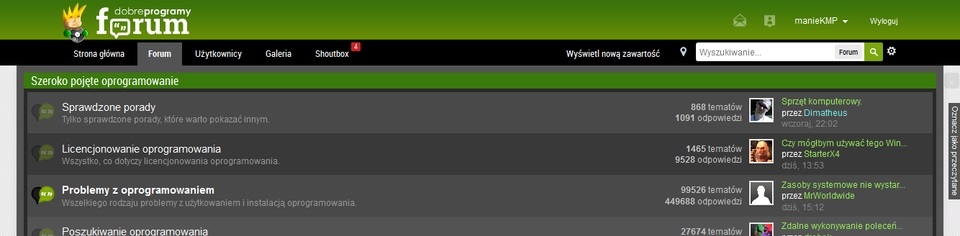 Forum dobreprogramy.pl - Dark Theme