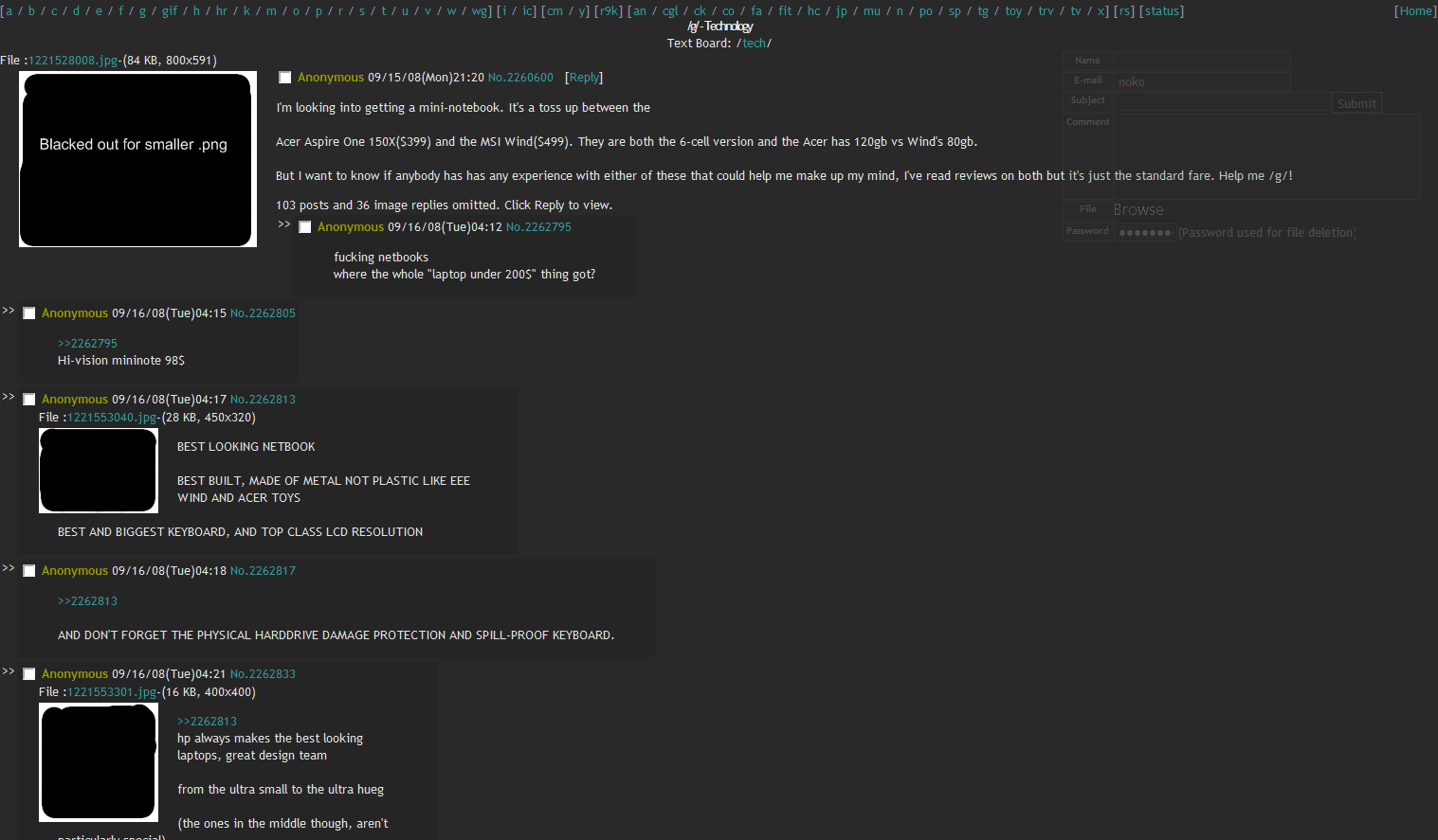 4chan + other chans - darker gray on dark gray