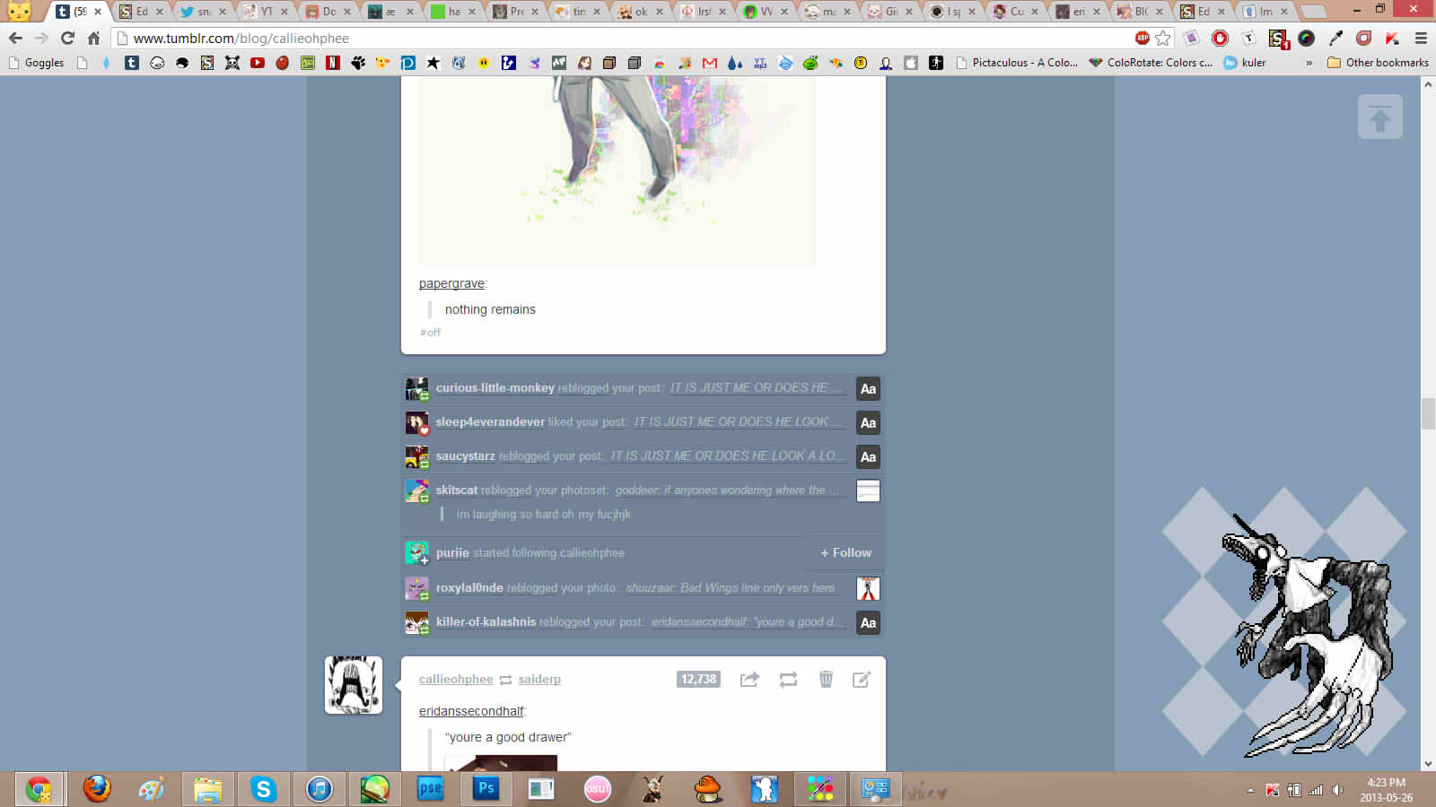 Tumblr Dashboard - OFF - Bad Batter