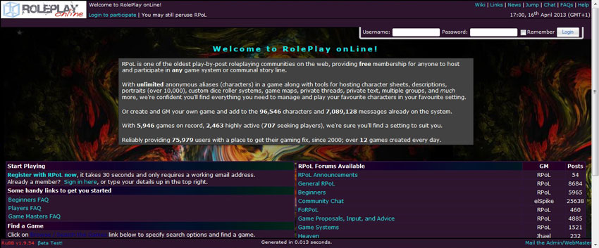 RPOL.net Dark Rose Aurora Style