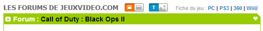JVC - Deplacement accès fiche jeu sur le forum
