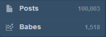 Babes - Tumblr follower title