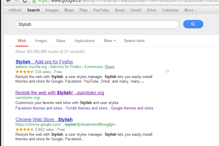 Kite: Google Search