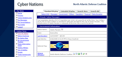 CyberNations NADC Theme