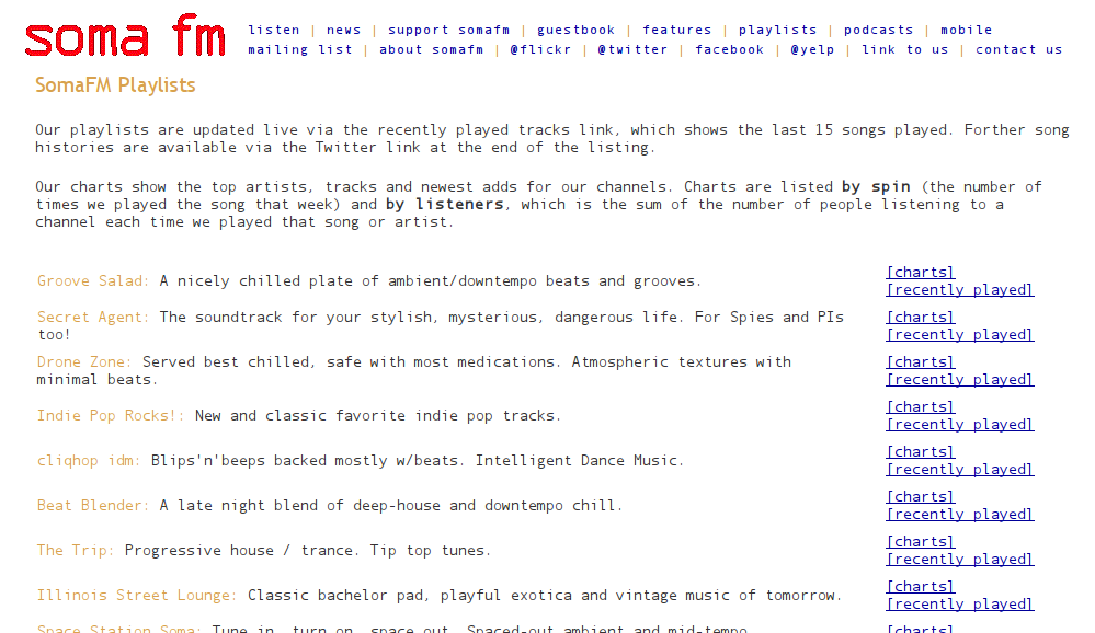 Clean SomaFM