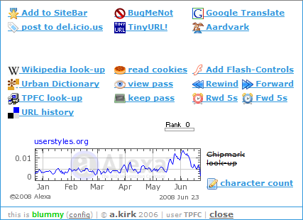 blummy - block the donation message (forever!)
